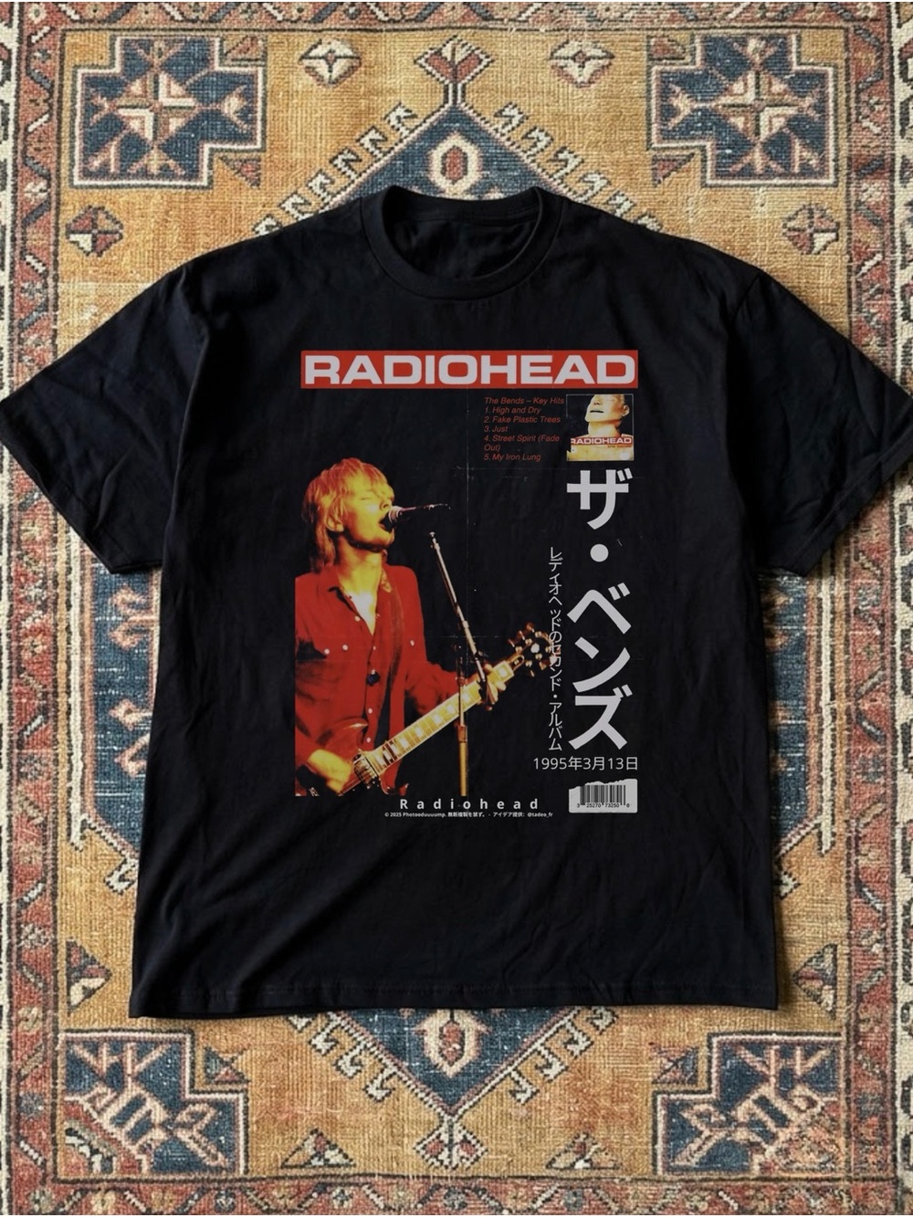 Radiohead Indie Rock Band Graphic Tee